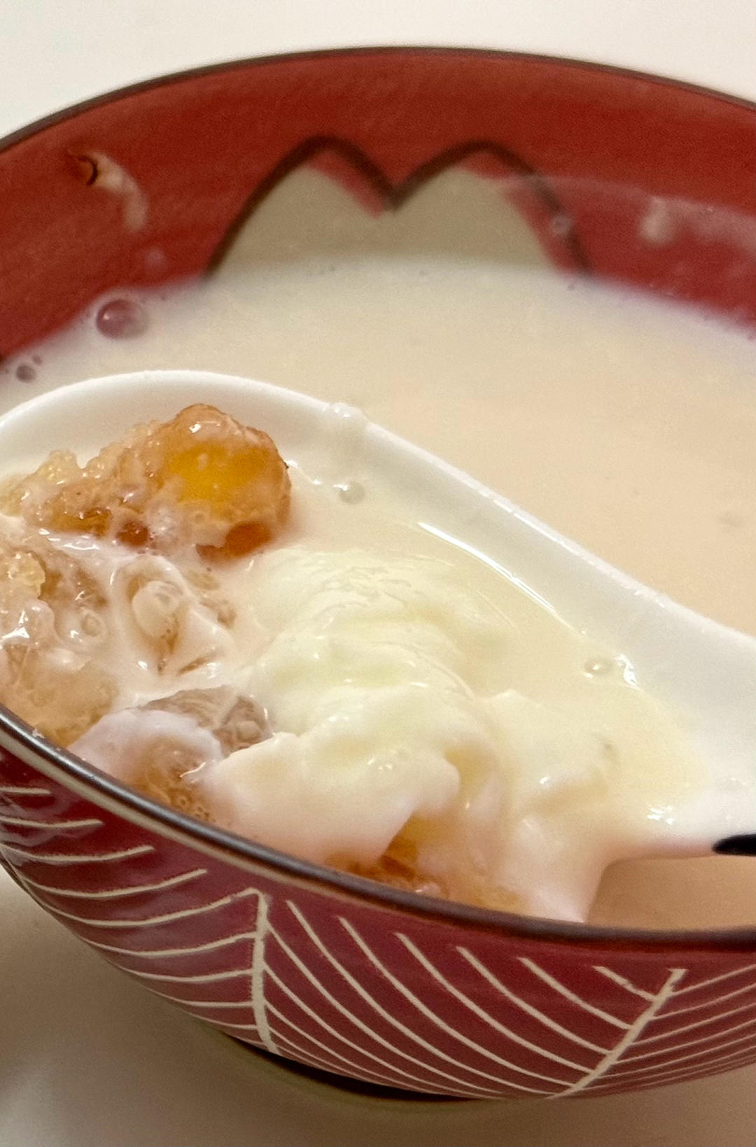 幼滑蛋白杏仁茶