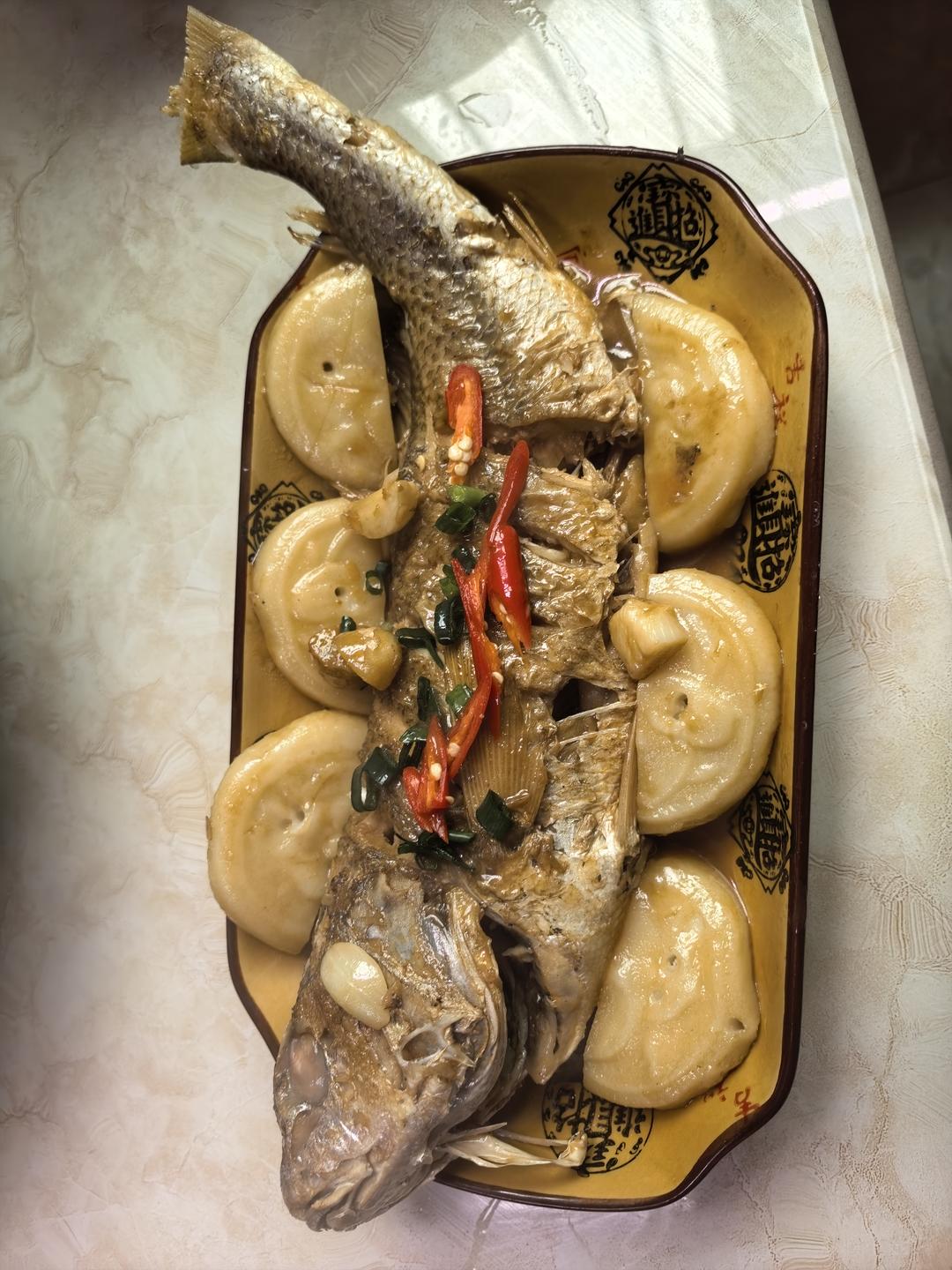 【台州菜】家烧黄鱼(米其林三星新荣记)