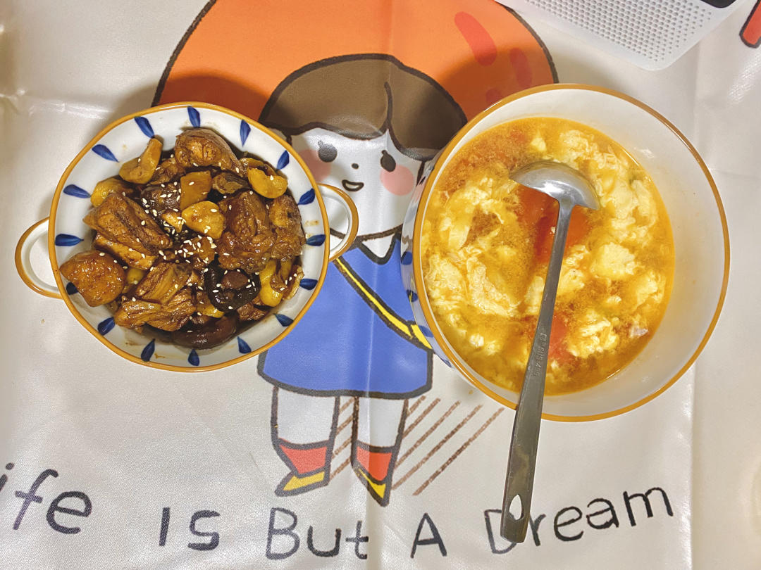 【栗子烧鸡】鸡肉都给你吃，栗子归我~