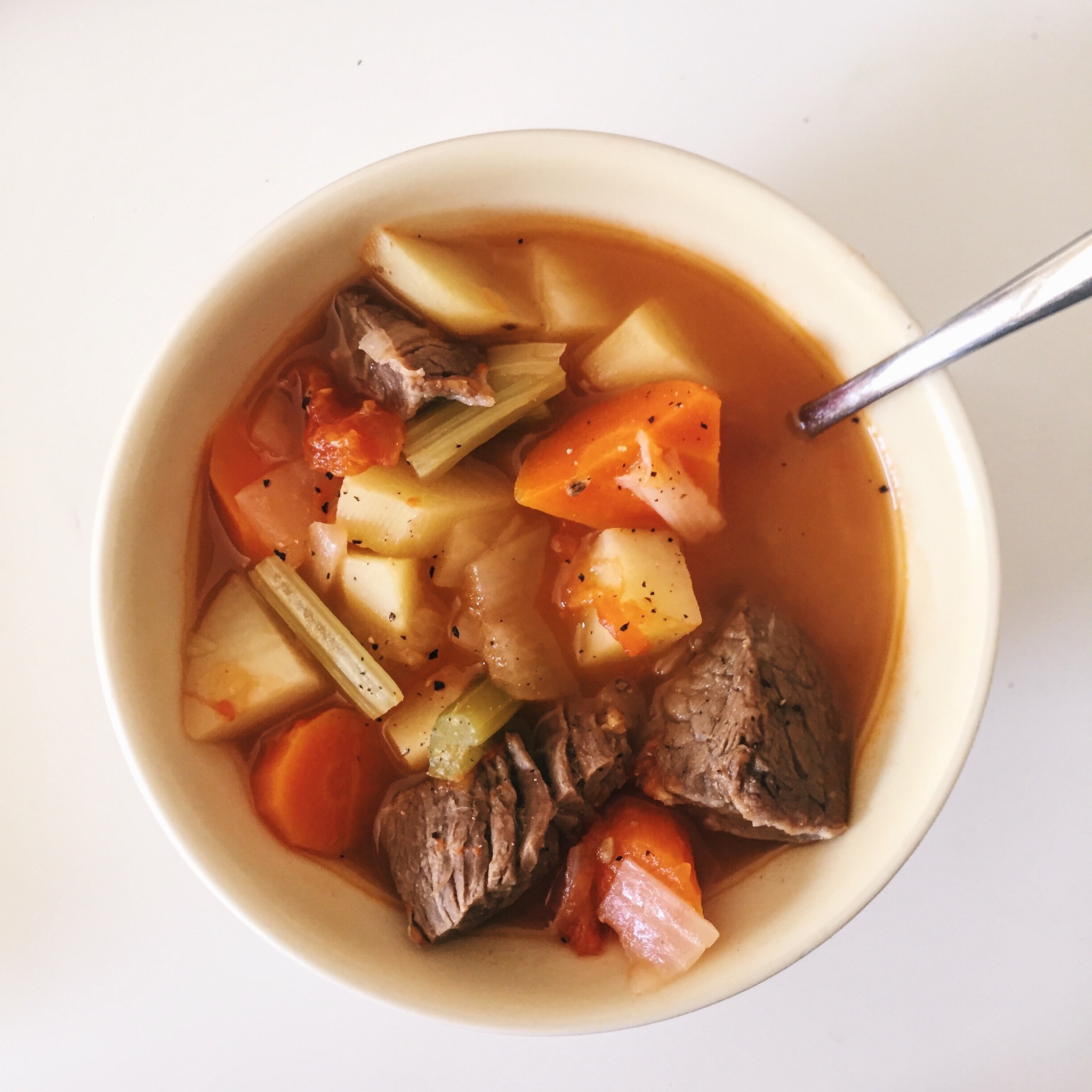 罗宋汤味道的牛肉汤的做法