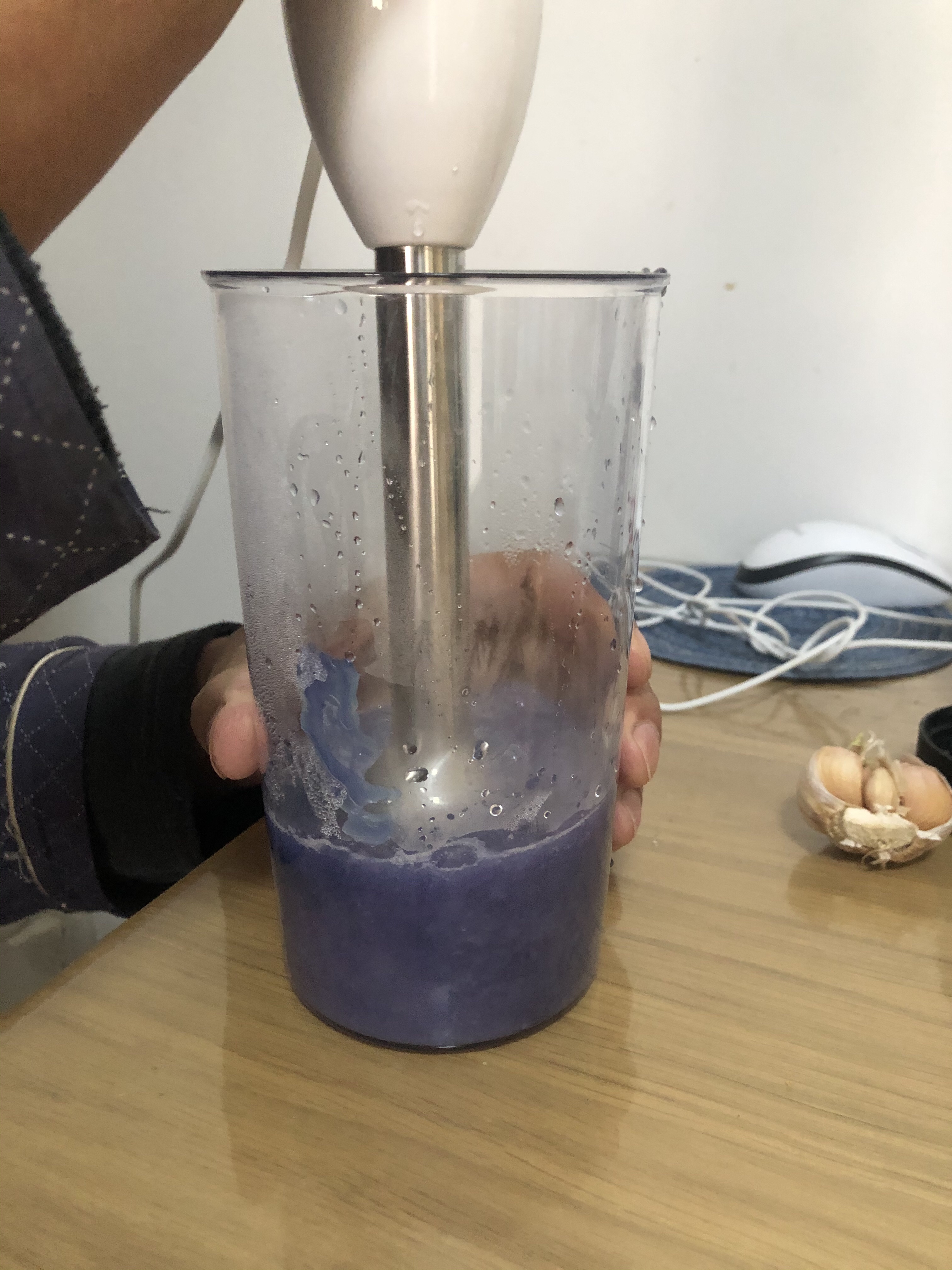 鸡蛋仔儿的辅食日记：紫甘蓝泥米粉的做法 步骤2