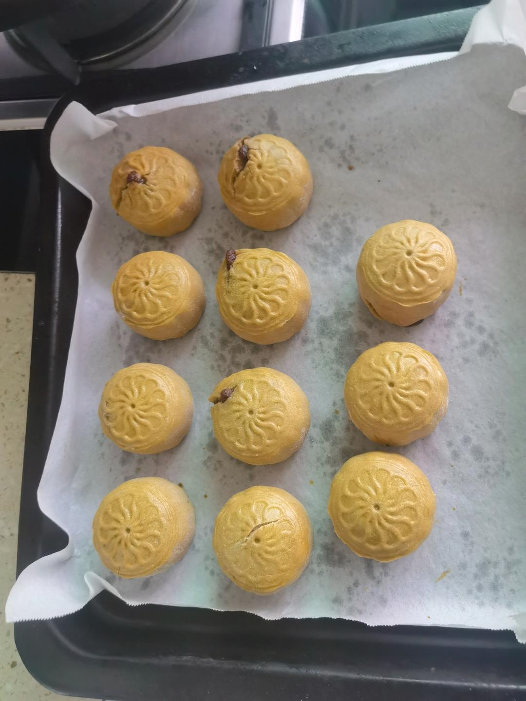 老式五仁月饼(全麦无油无糖)