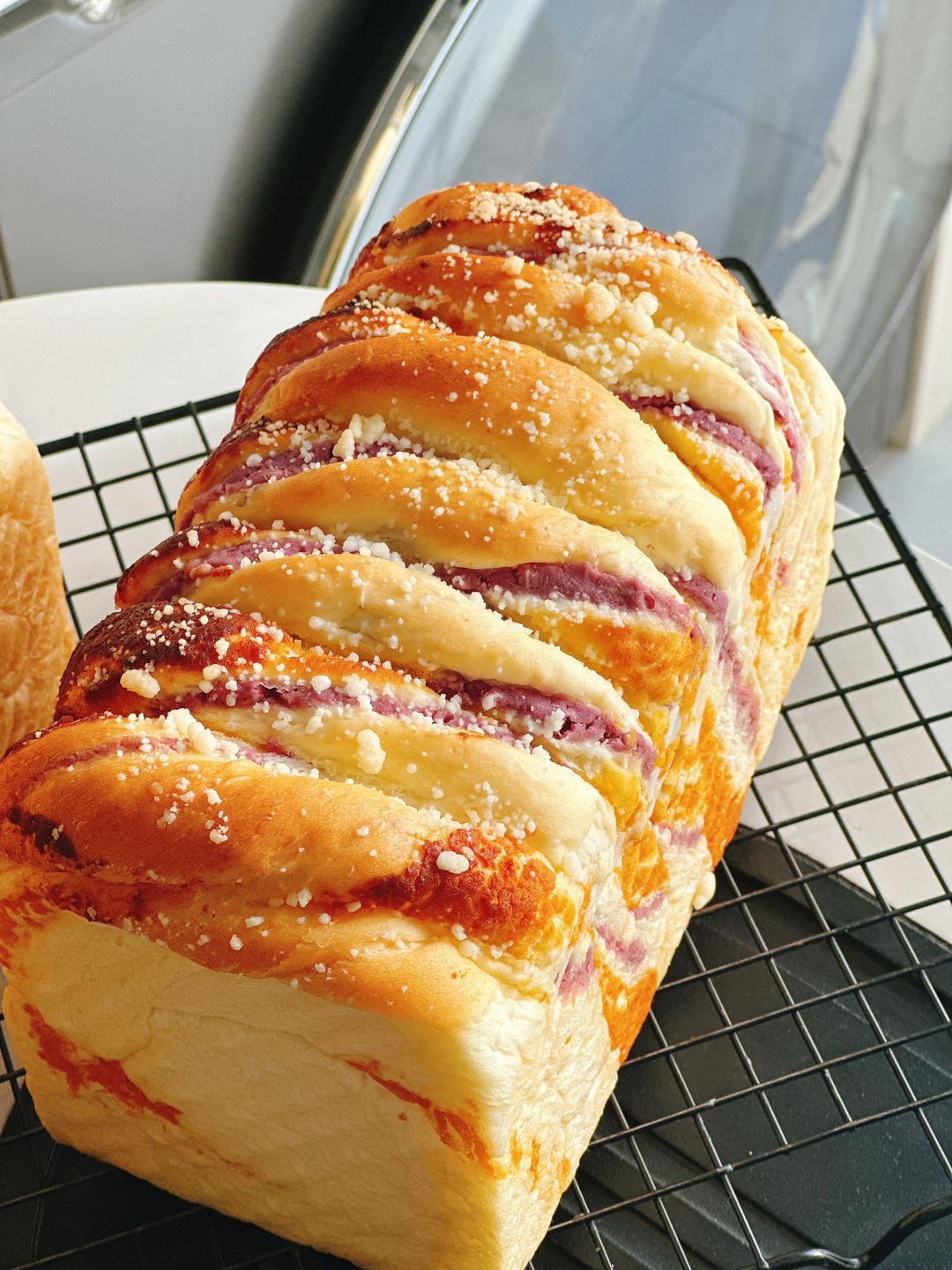 芋泥咸蛋黄小吐司