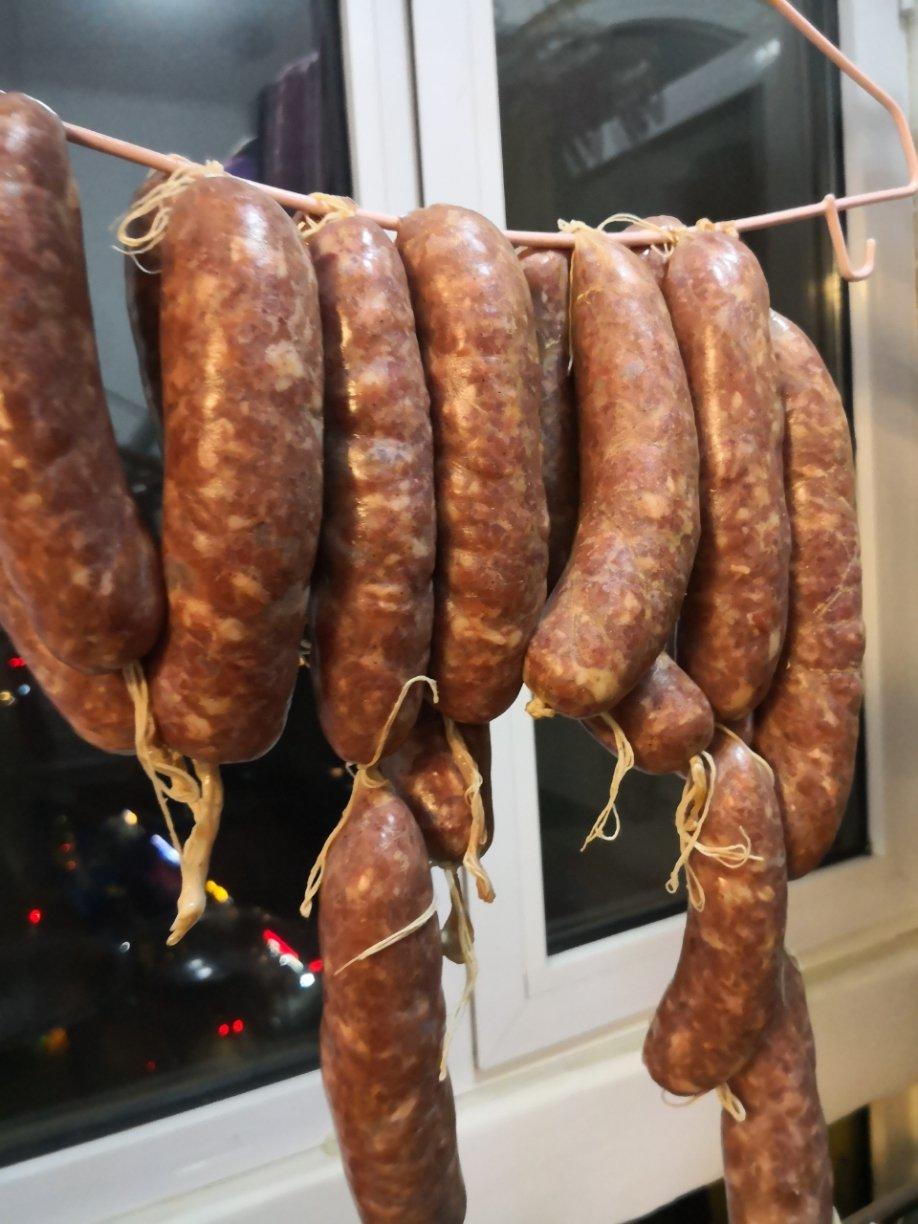 自制黑椒风味脆皮肠--多图详解手工灌肠