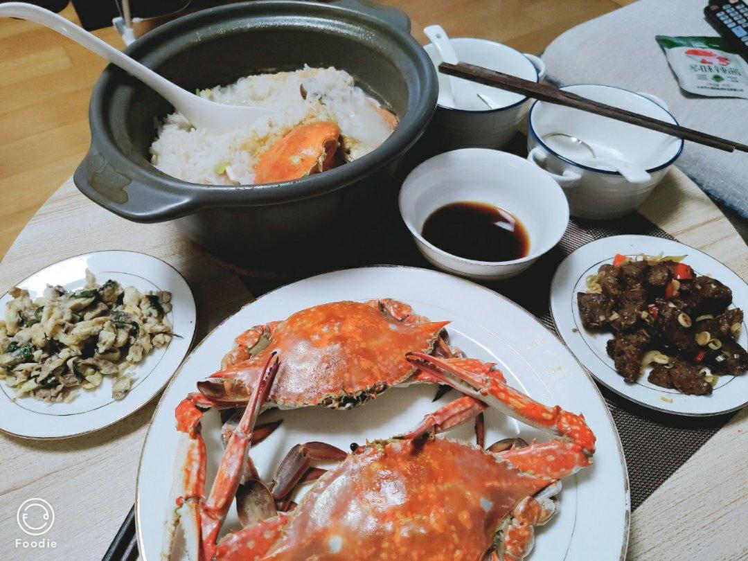 海鲜螃蟹粥