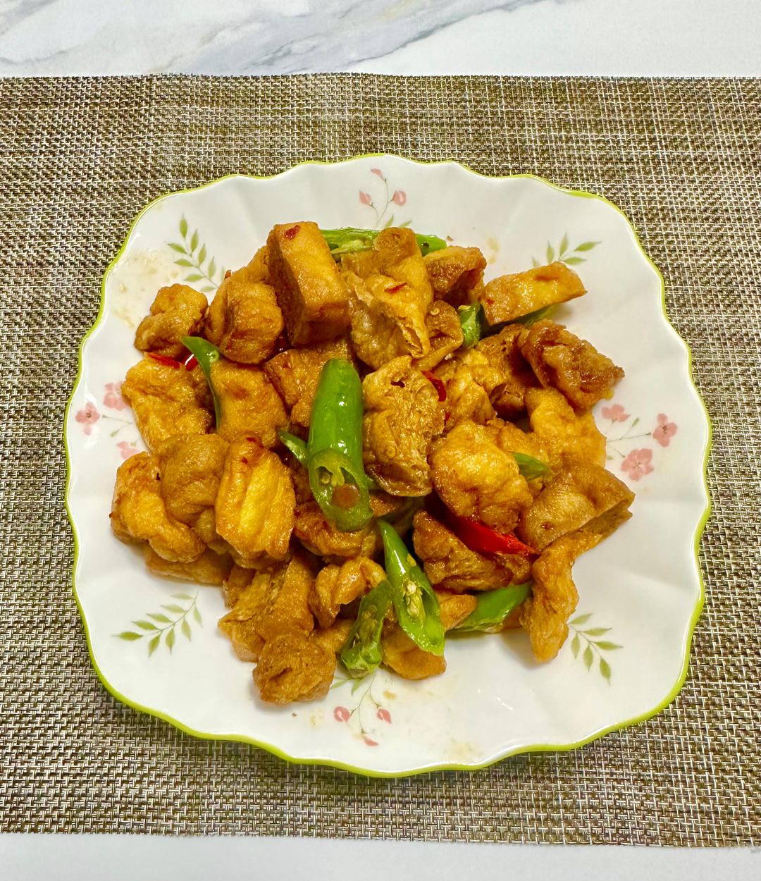 （纯素食）香辣豆腐泡的做法