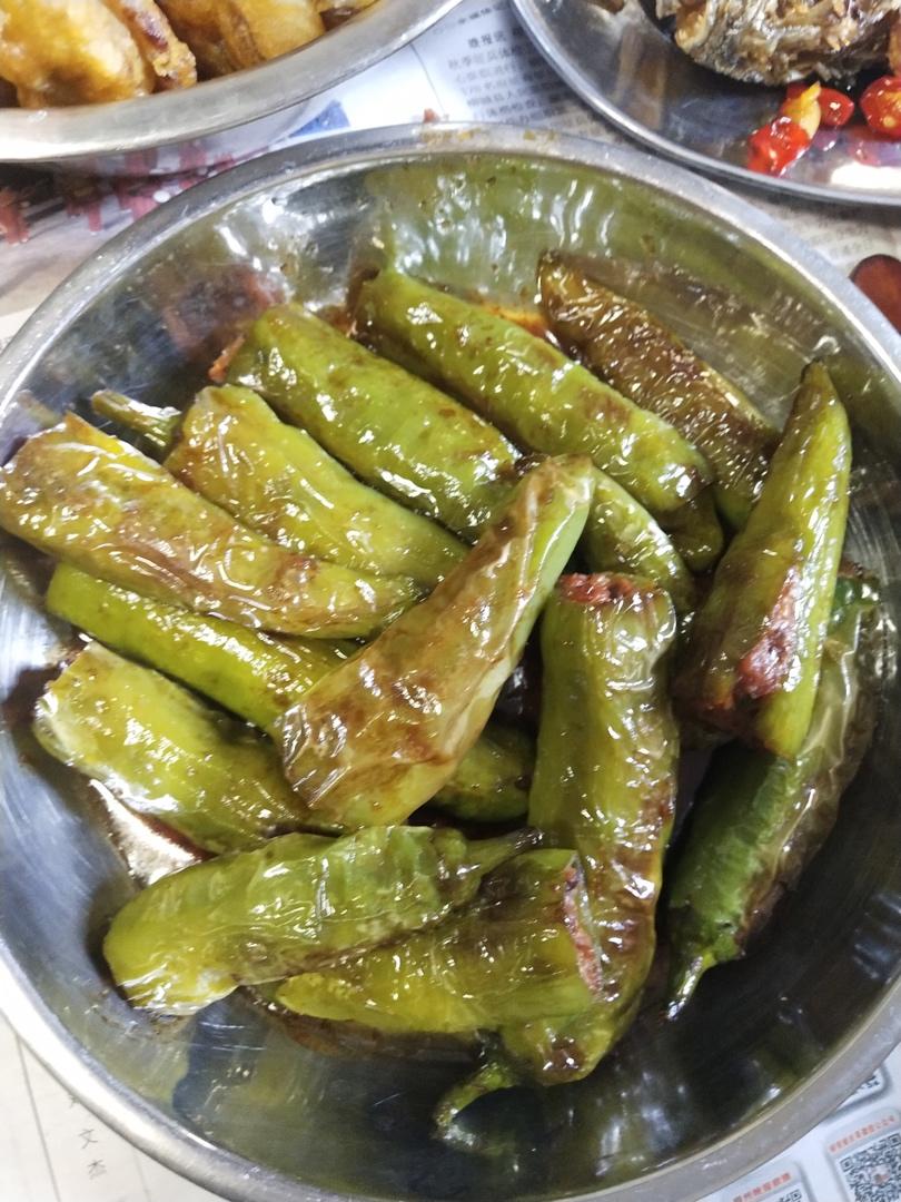 肉酿虎皮青椒