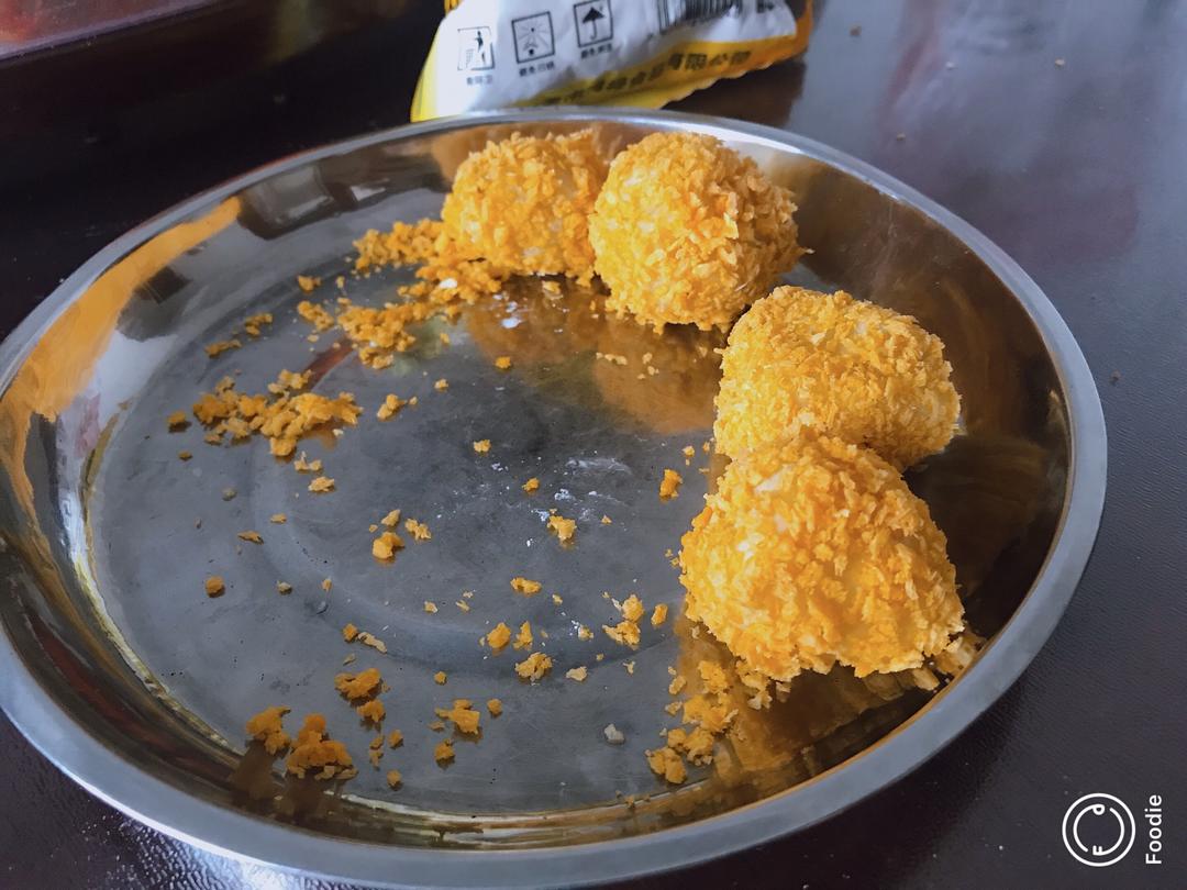 烤箱版炸土豆泥丸子(无油低脂超快手)