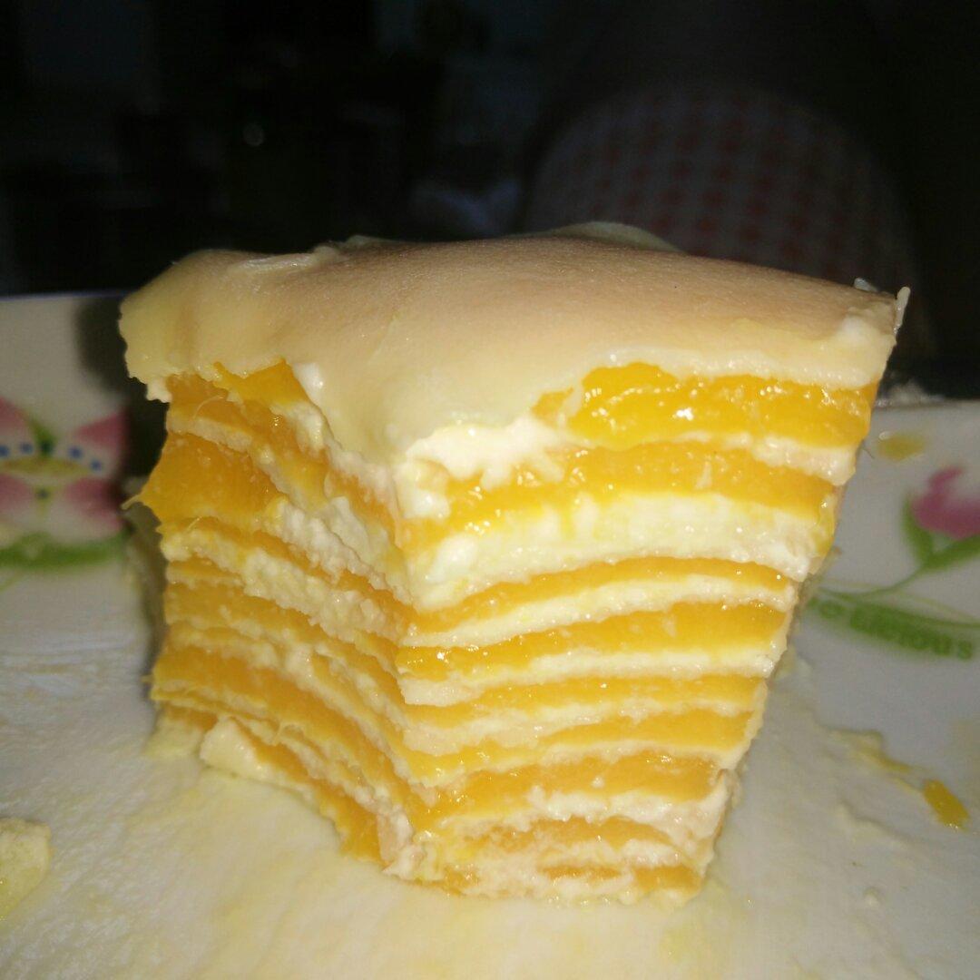 芒果千层蛋糕，100%成功告别煎皮无能
