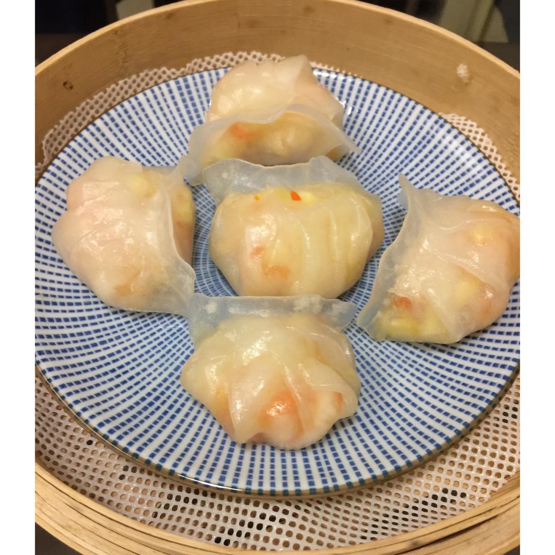 弯梳虾饺