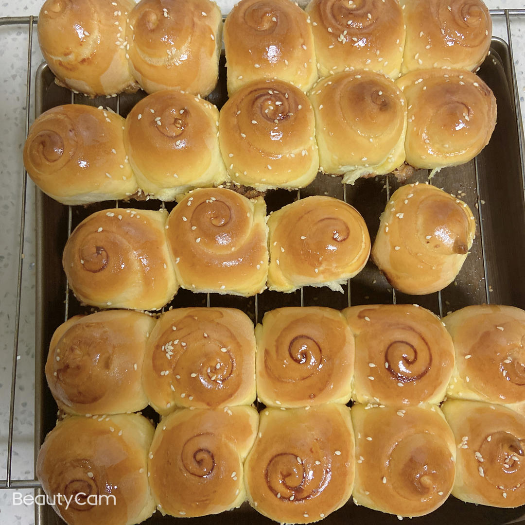 脆底蜂蜜小面包