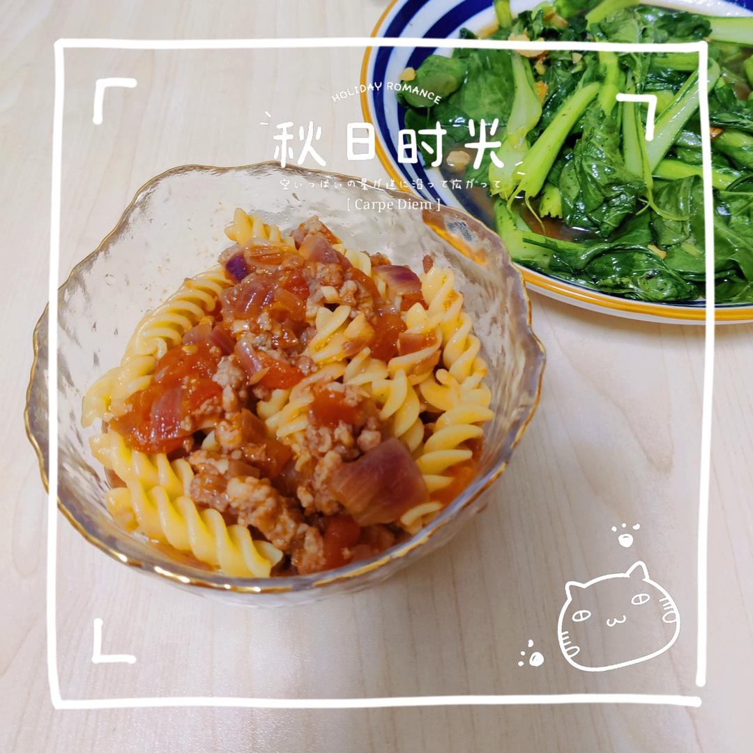 番茄肉酱意大利面-家常版