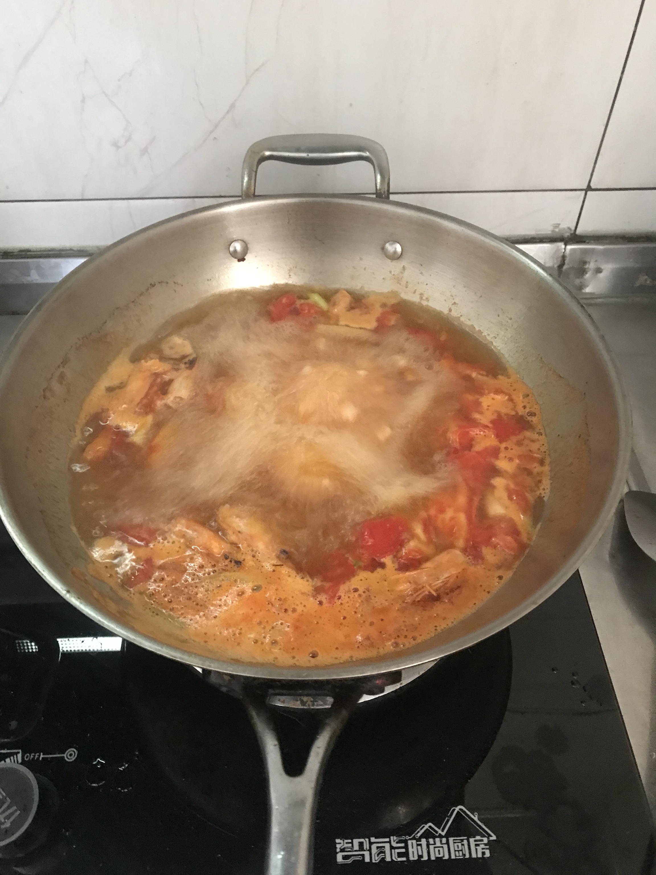 番茄面疙瘩汤的做法 步骤4