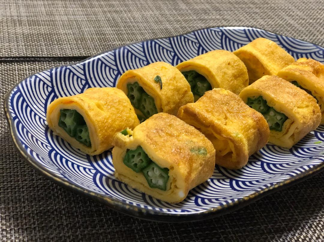 秋葵厚蛋烧