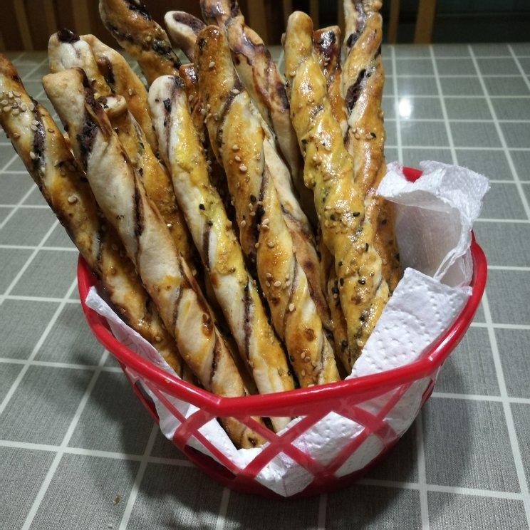 ㊙️酥到掉渣❗️🔥好吃到舔手指的豆沙扭扭酥❗️