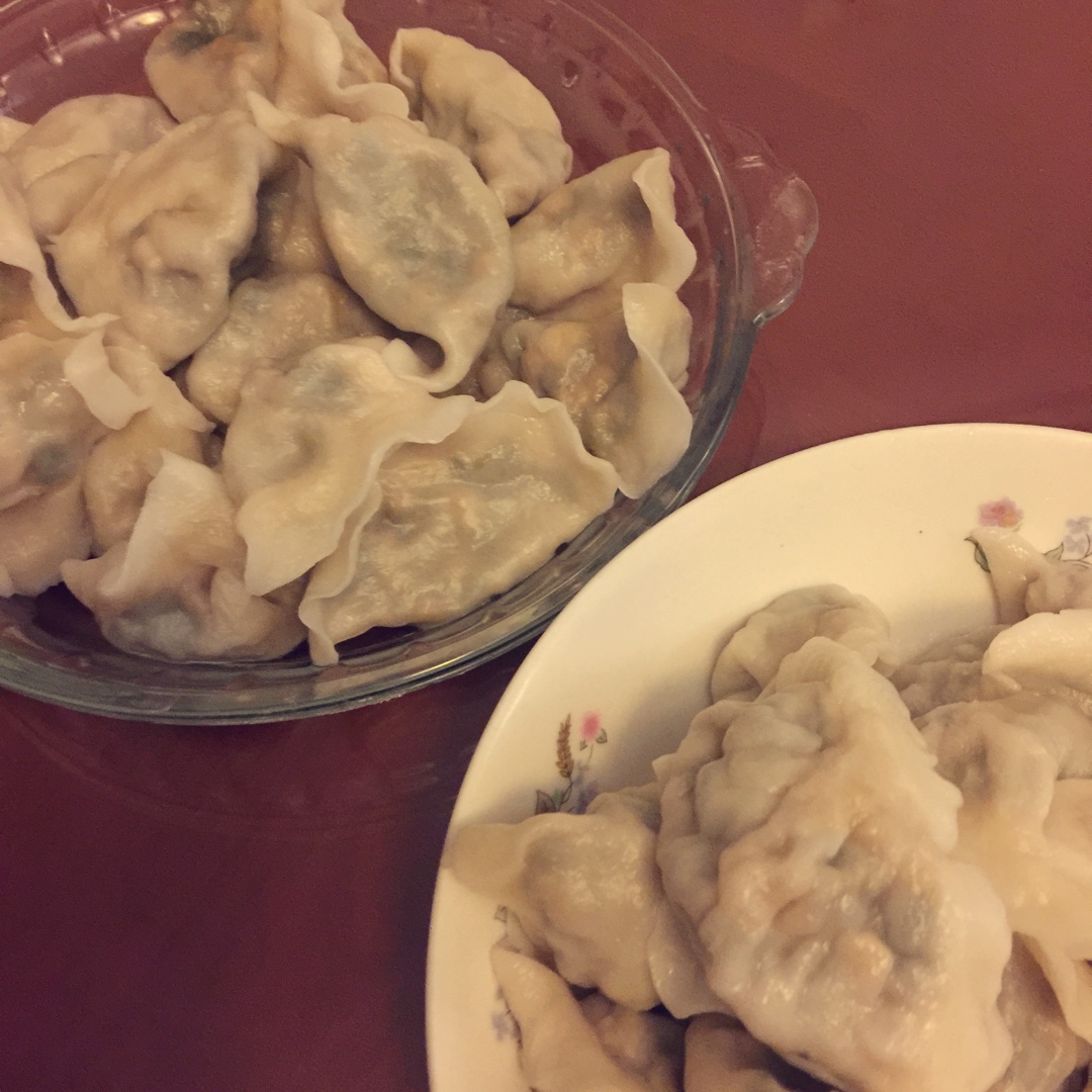 韭菜鸡蛋馅儿饺子