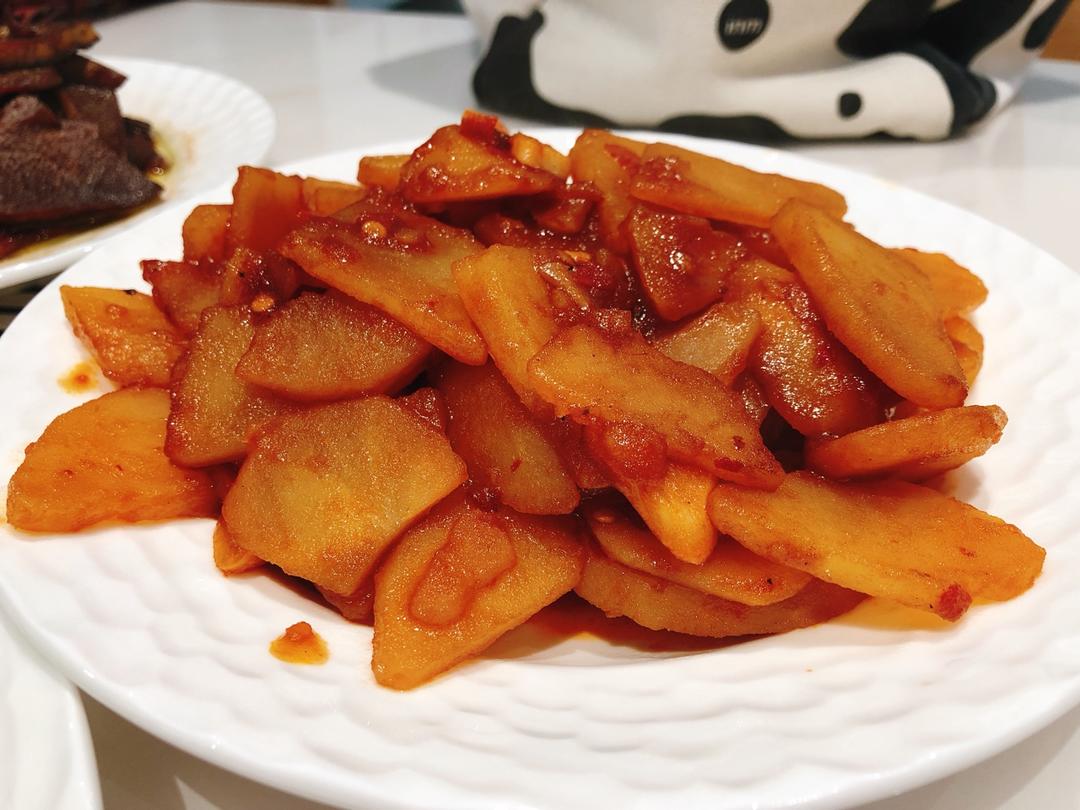 最简单快手菜红烧土豆片
