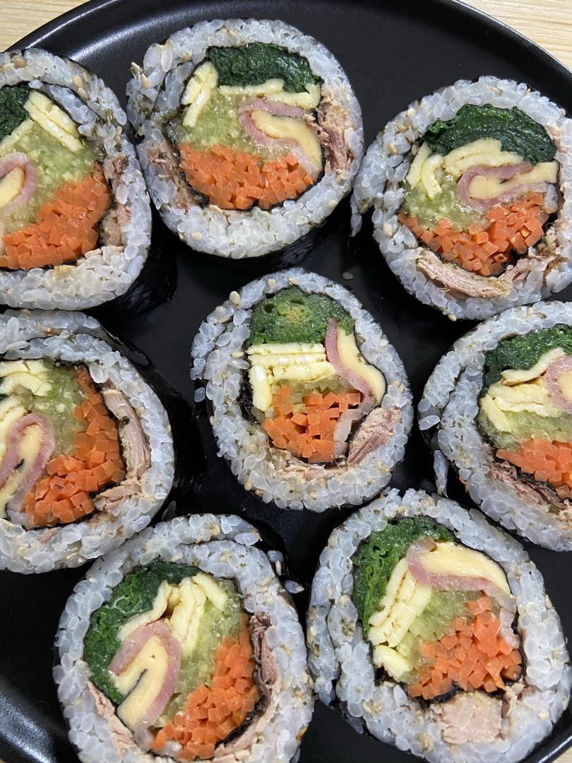 高颜值的紫菜包饭