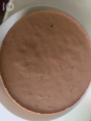 蛋糕底巧克力慕斯六寸（奶油，吉利丁）的做法 步骤7