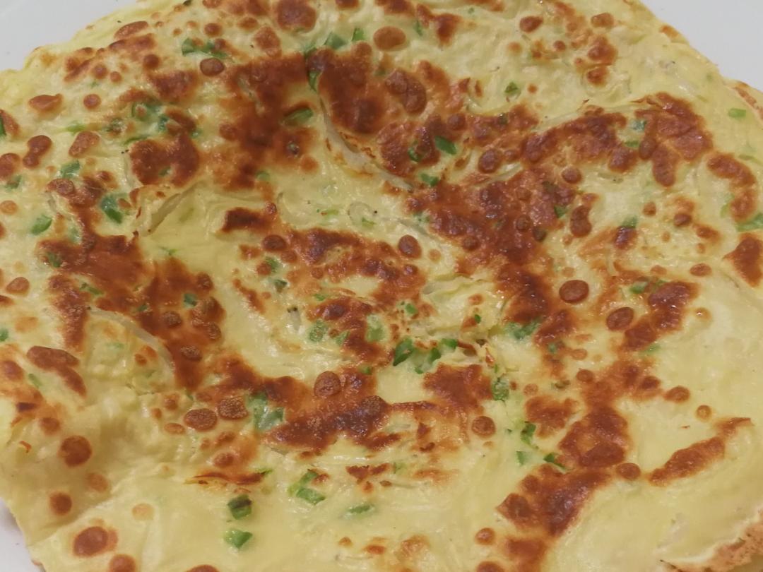 青椒鸡蛋饼