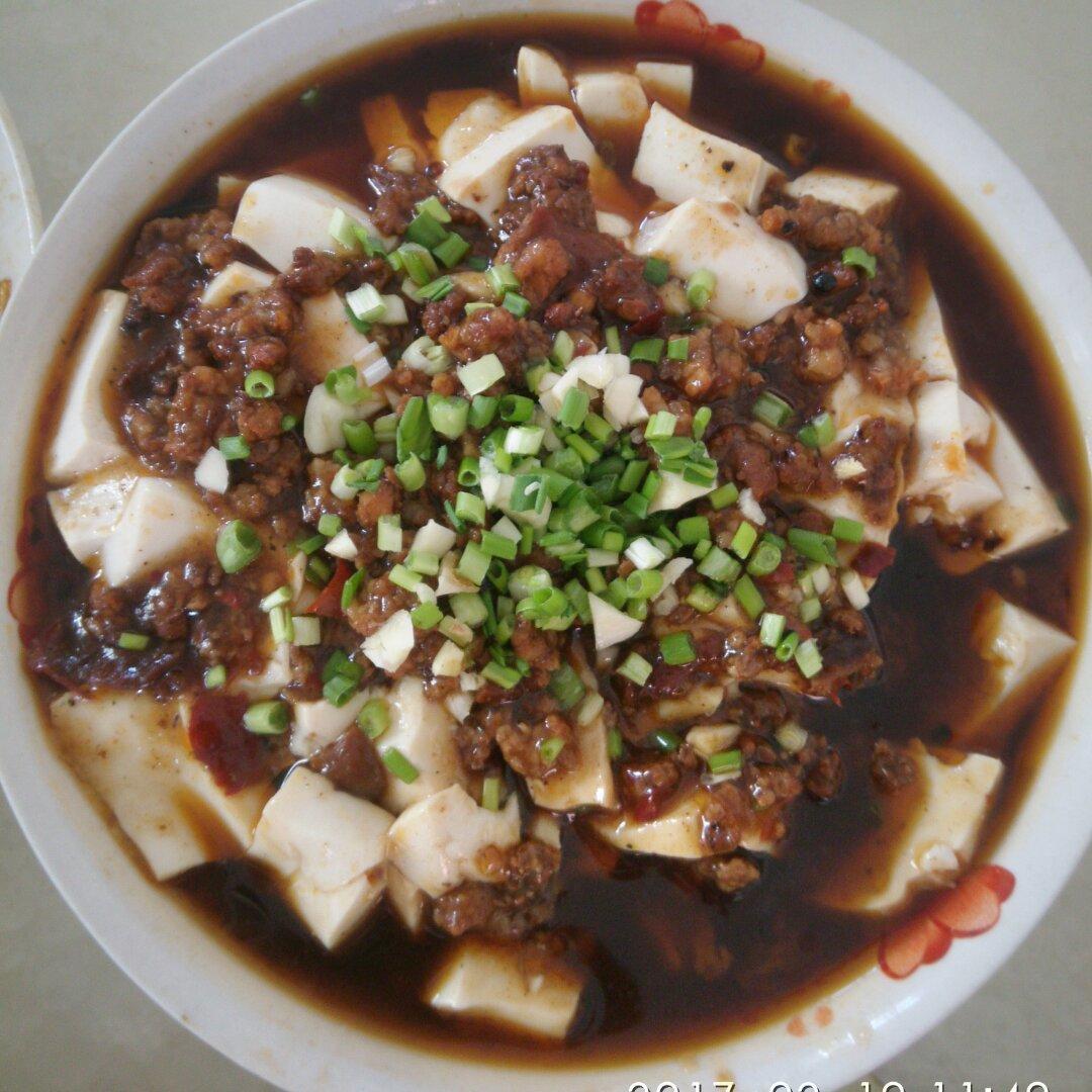 肉末蒸豆腐