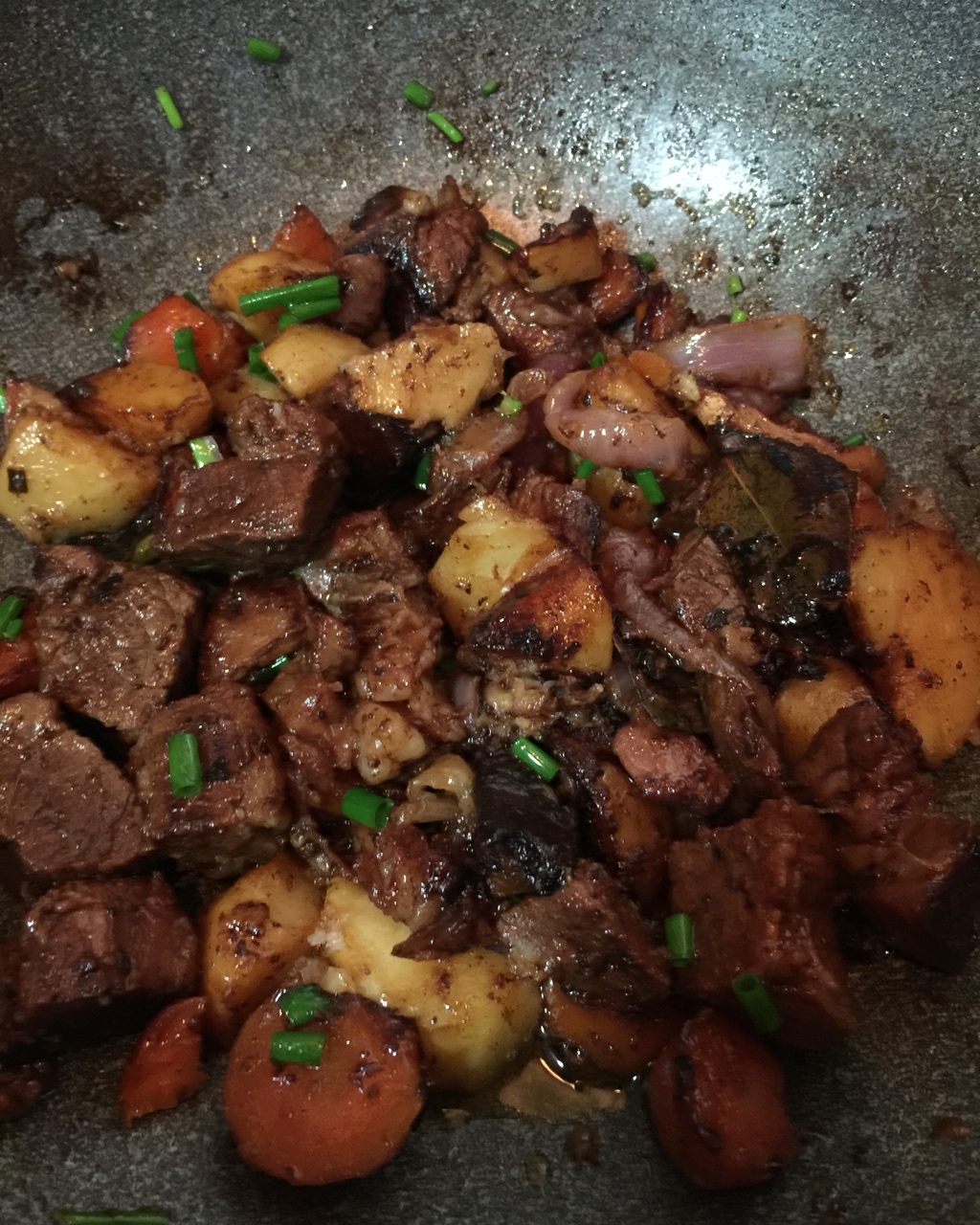 沙沙土豆胡萝卜炖牛肉