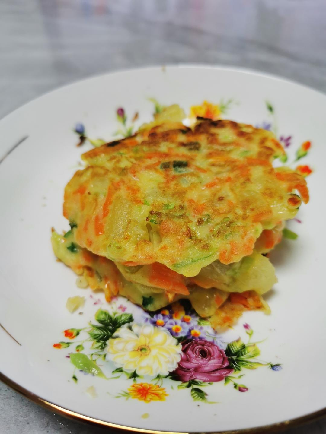 一岁+宝宝辅食五彩土豆饼