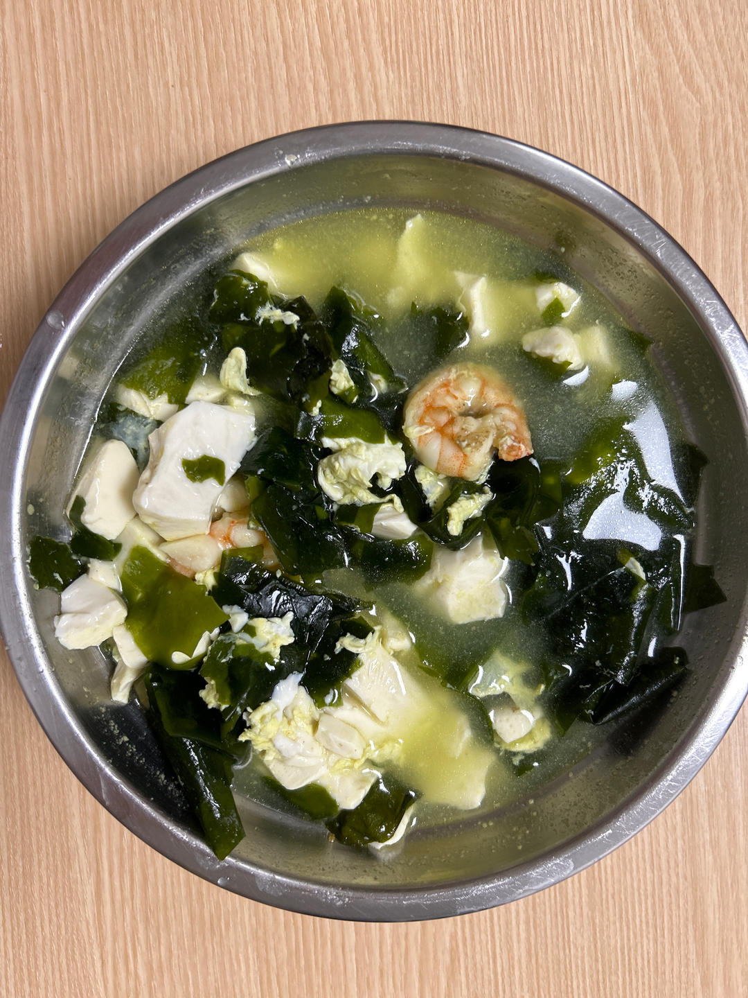 孩子增高汤 | 虾仁豆腐裙带菜汤