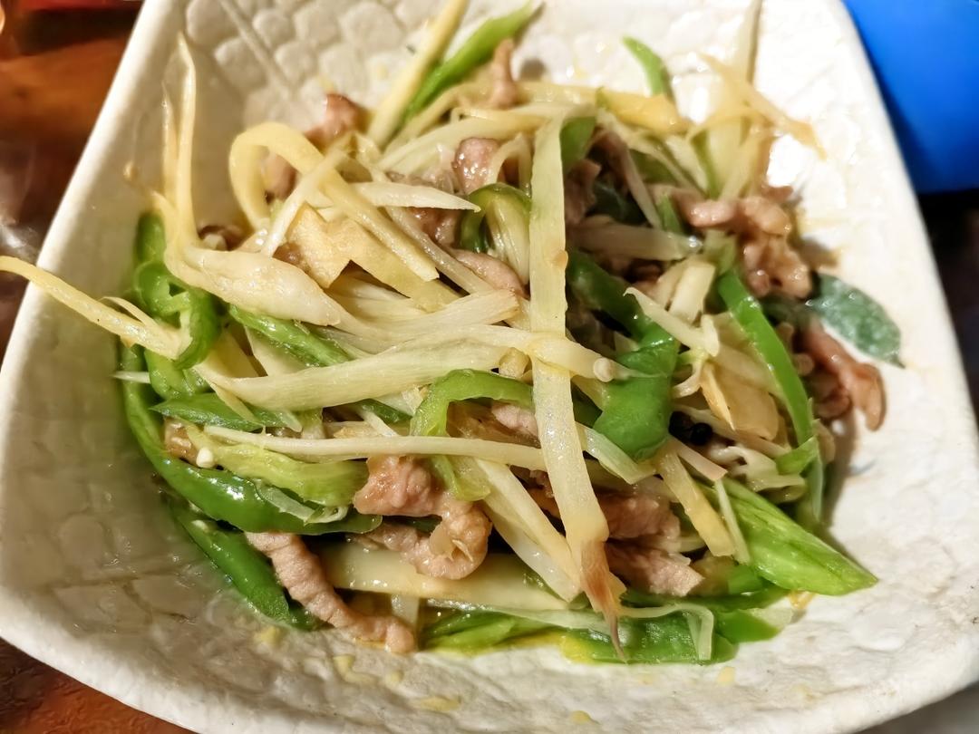 《小炒》超下饭仔姜青椒肉丝