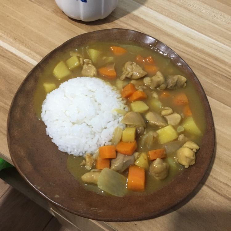 咖喱鸡肉饭