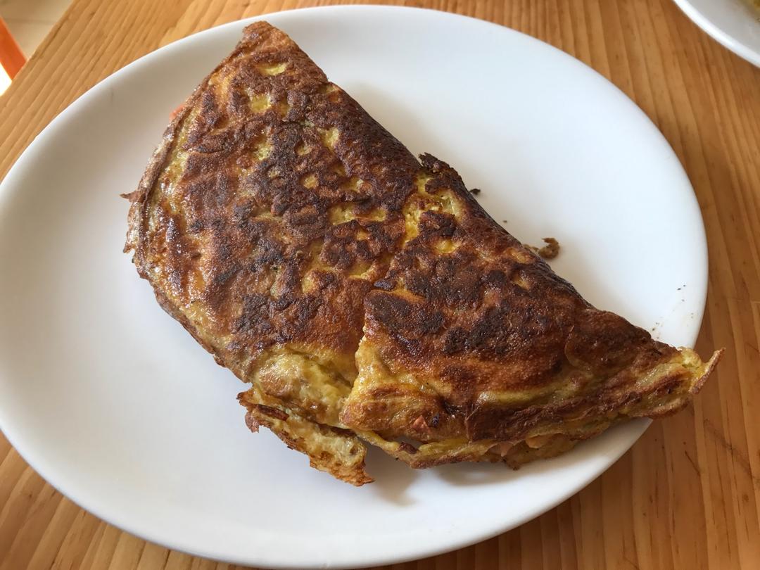 jessica小卡做的西式早餐cheese omelet!