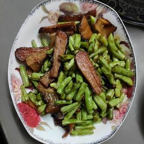 四季豆炒腊肉