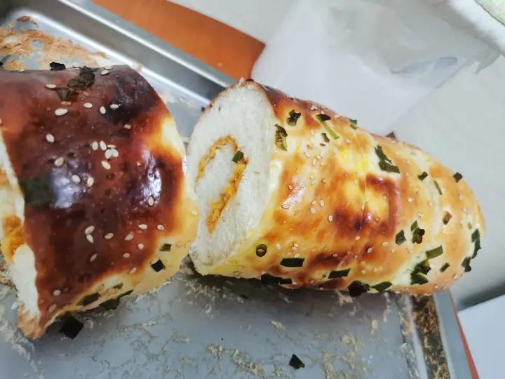 回忆的味道---肉松面包卷