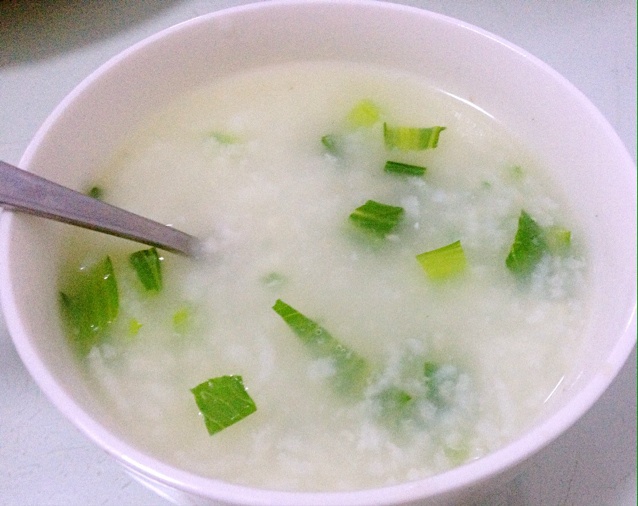 砂锅青菜粥