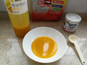 不用蒸的芒果汁牛奶麻糬的做法 步骤6