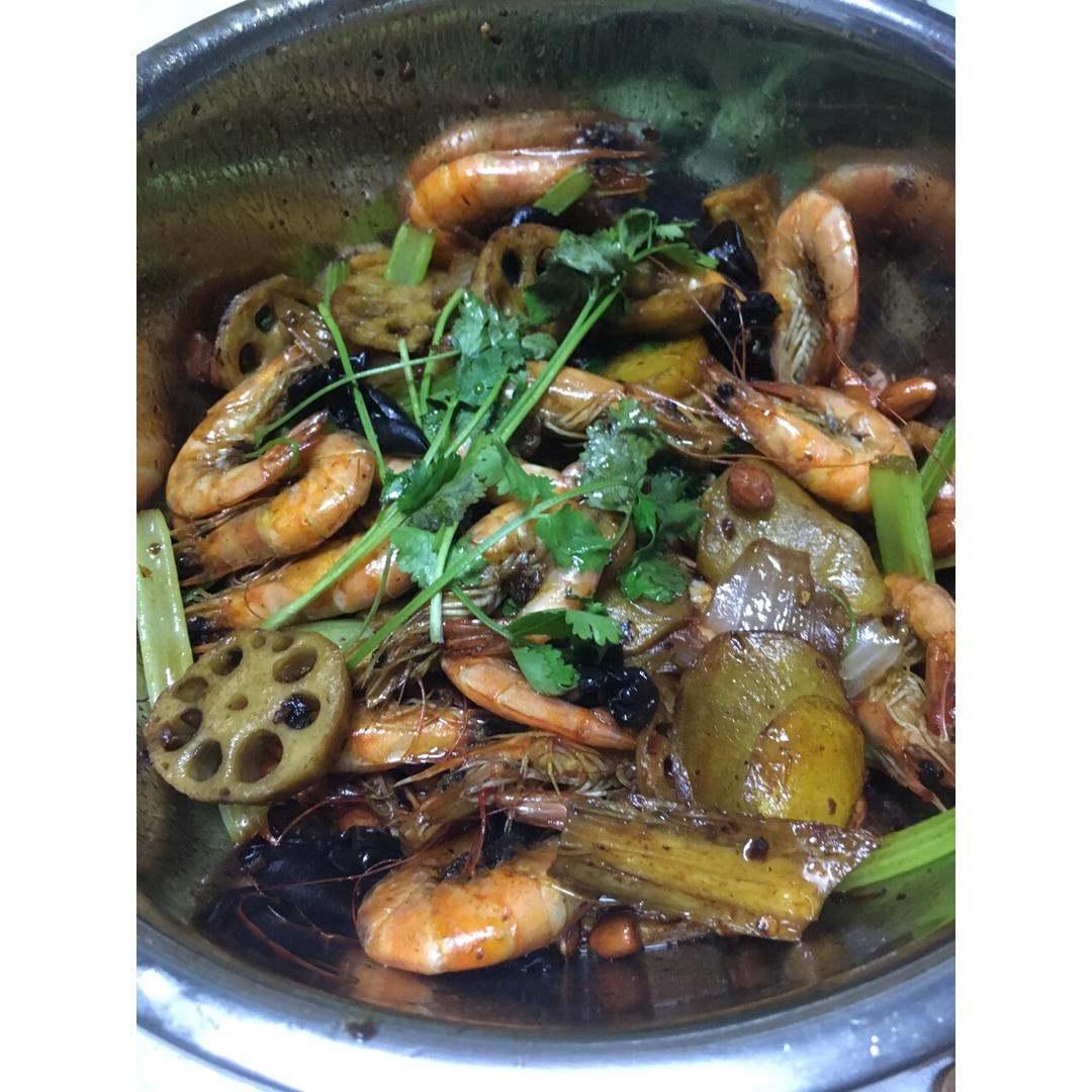 干锅香辣虾