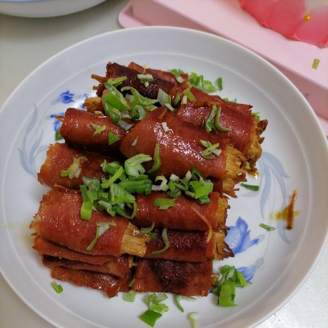 金针菇培根卷