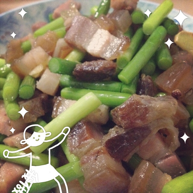蒜薹炒腊肉