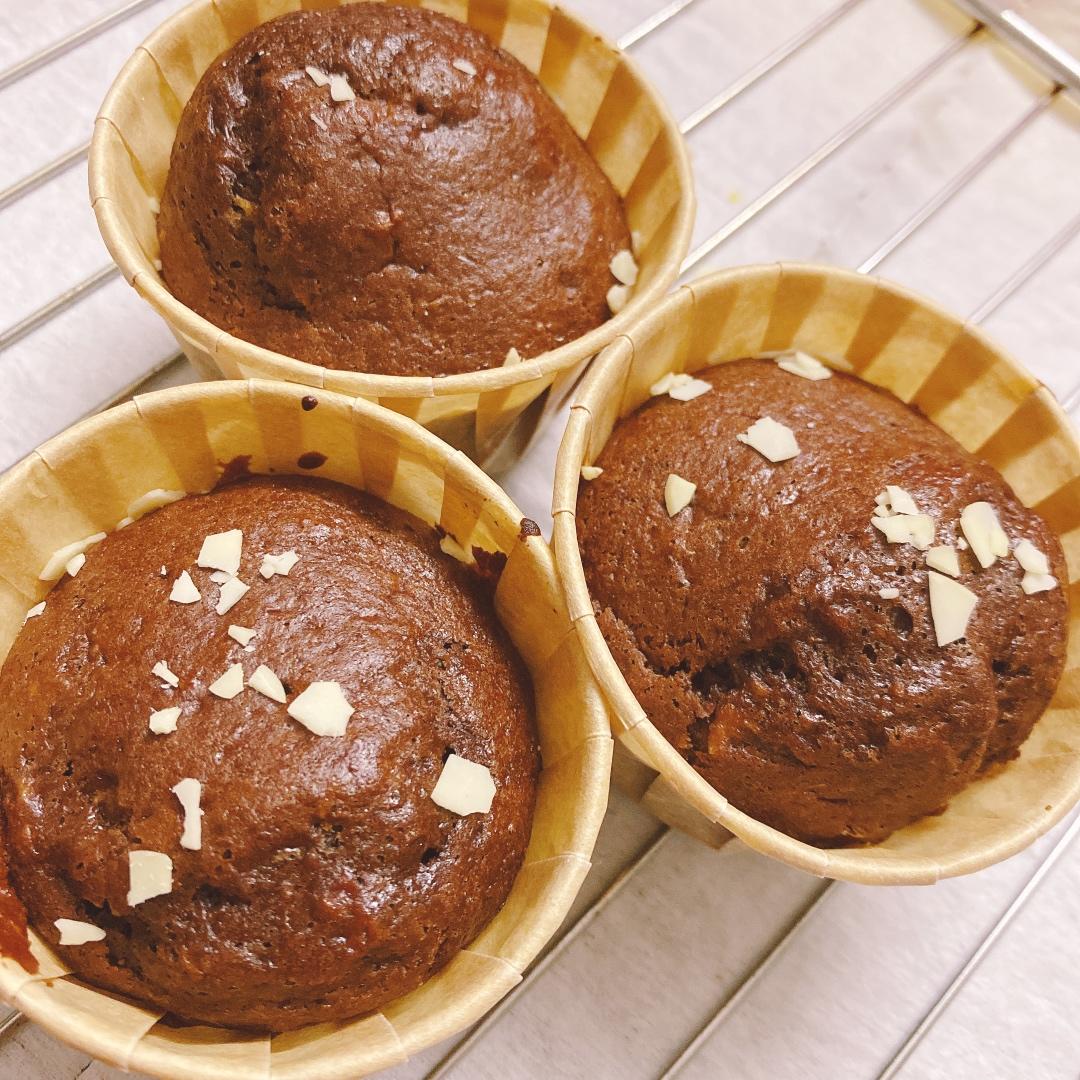 朗姆酒可可香蕉玛芬