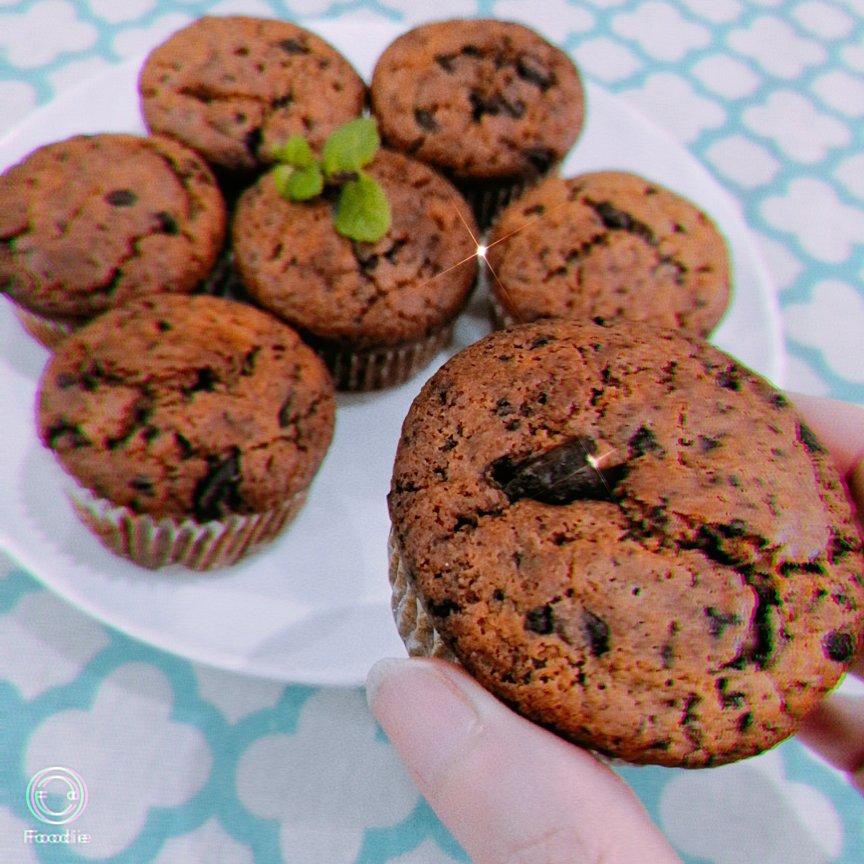 咖啡巧克力无蛋杯子蛋糕