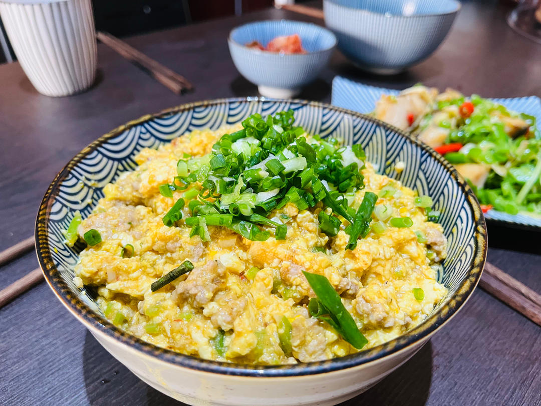 好吃到哭泣的米饭杀手肉沫鸡蛋蒸豆腐