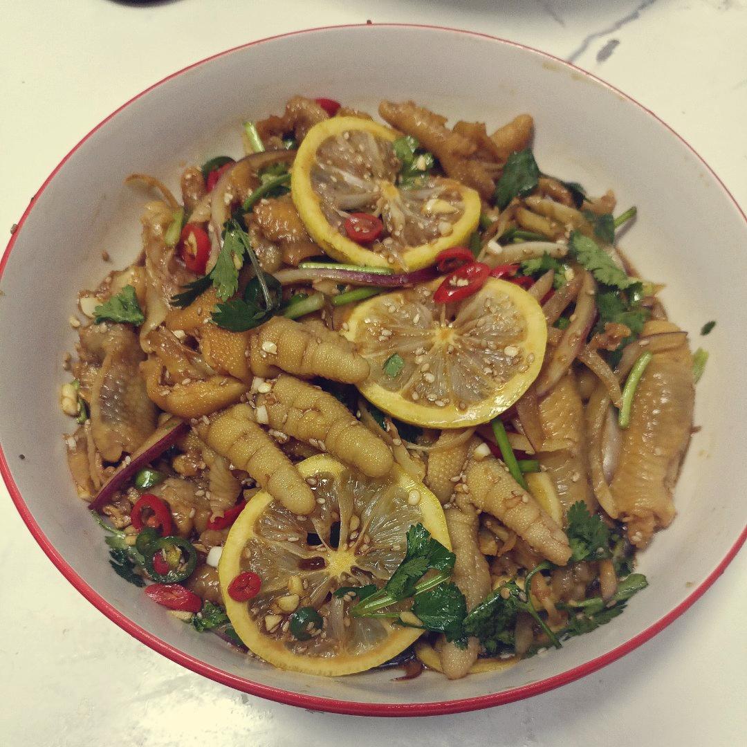【柠檬酸辣鸡爪】自制超级无敌美味的网红鸡爪