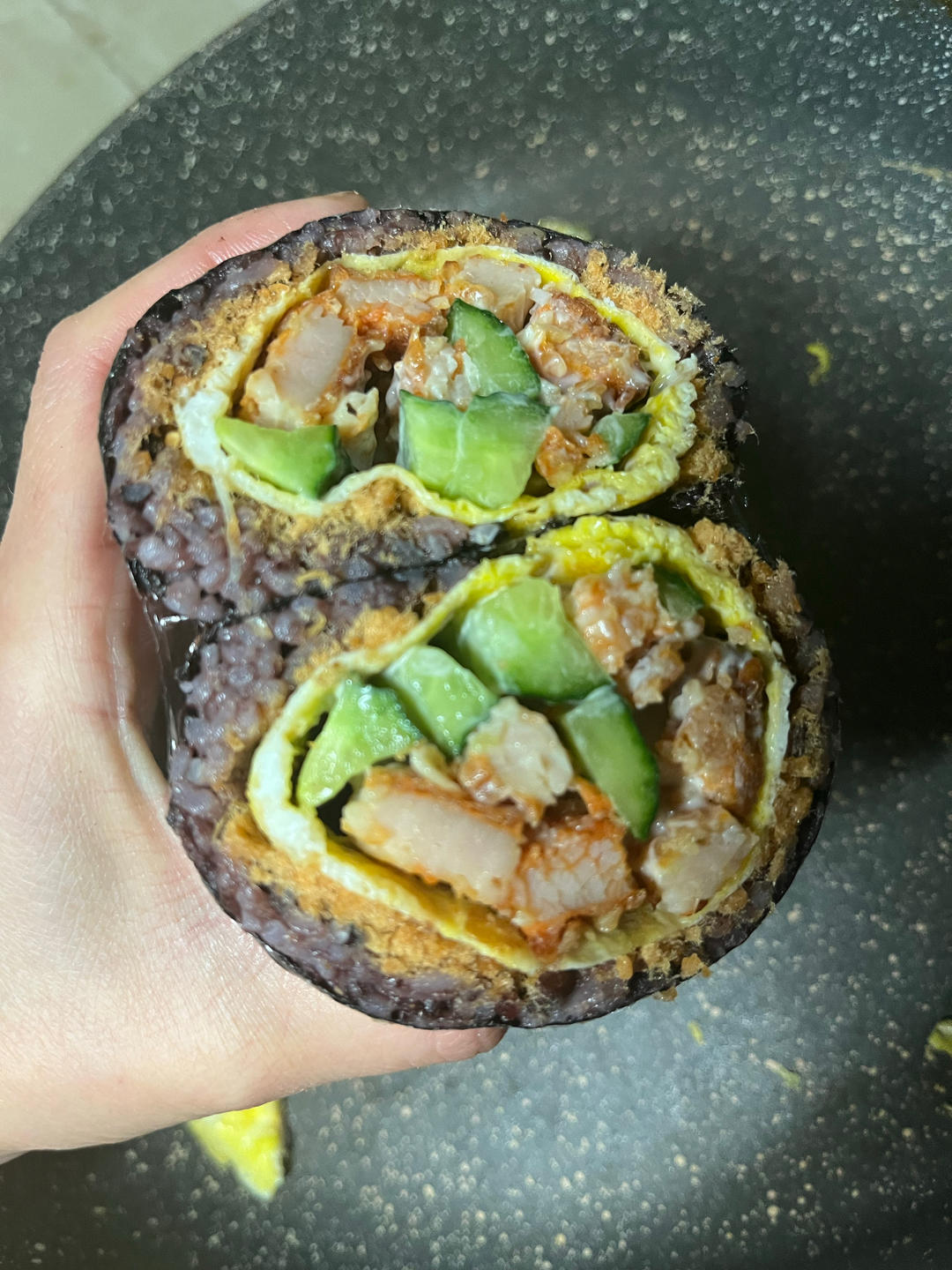 快手早餐…台湾饭团