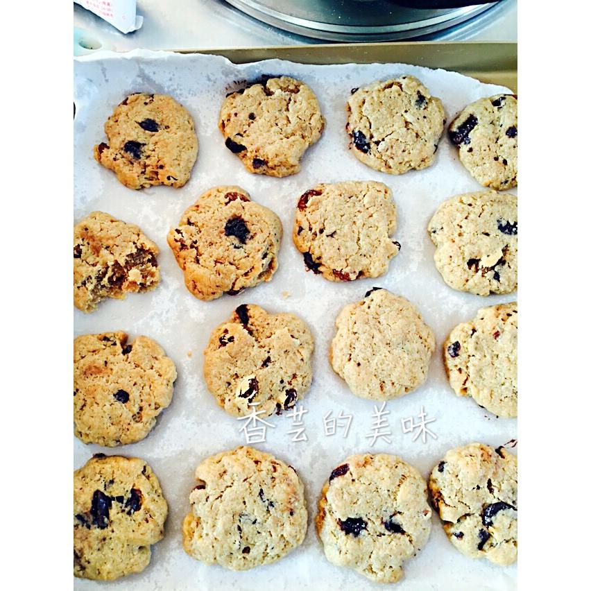 素食版葡萄巧克力软曲奇
