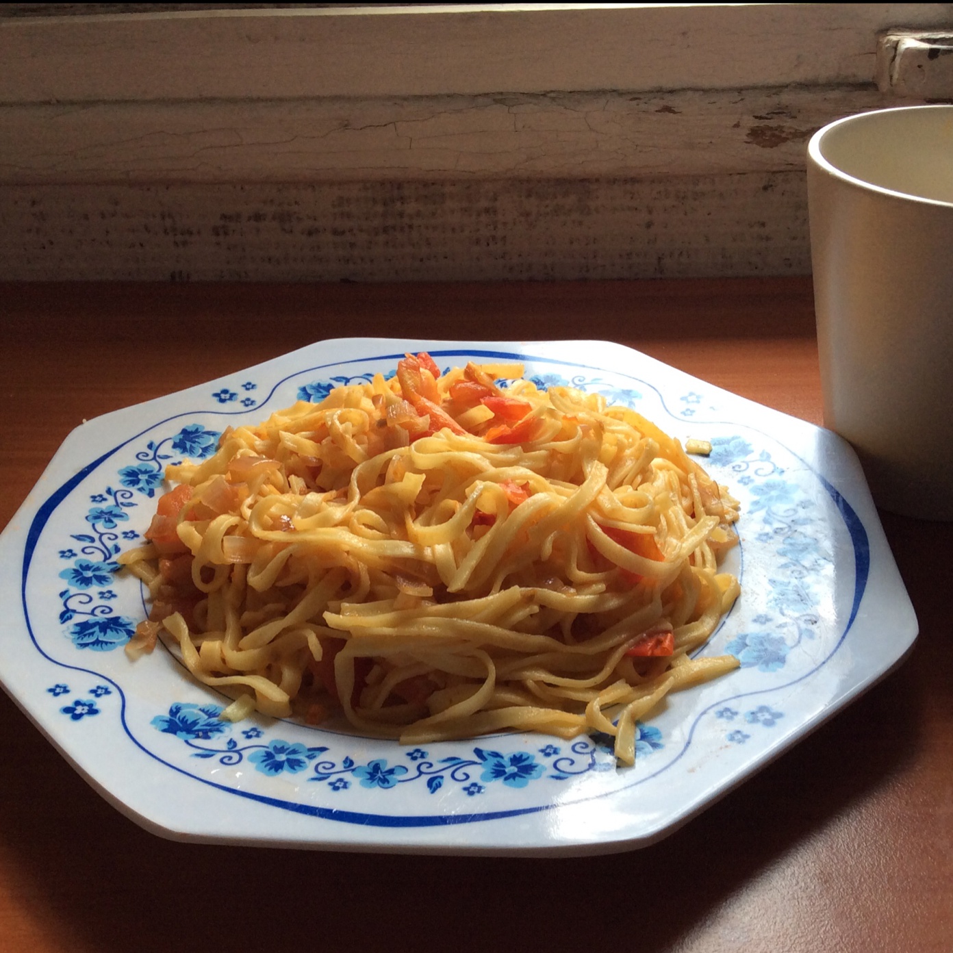 蒜香番茄意面