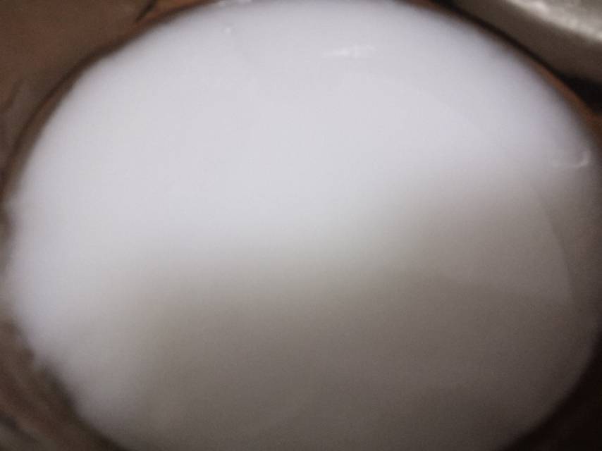 有米汤的蒸饭