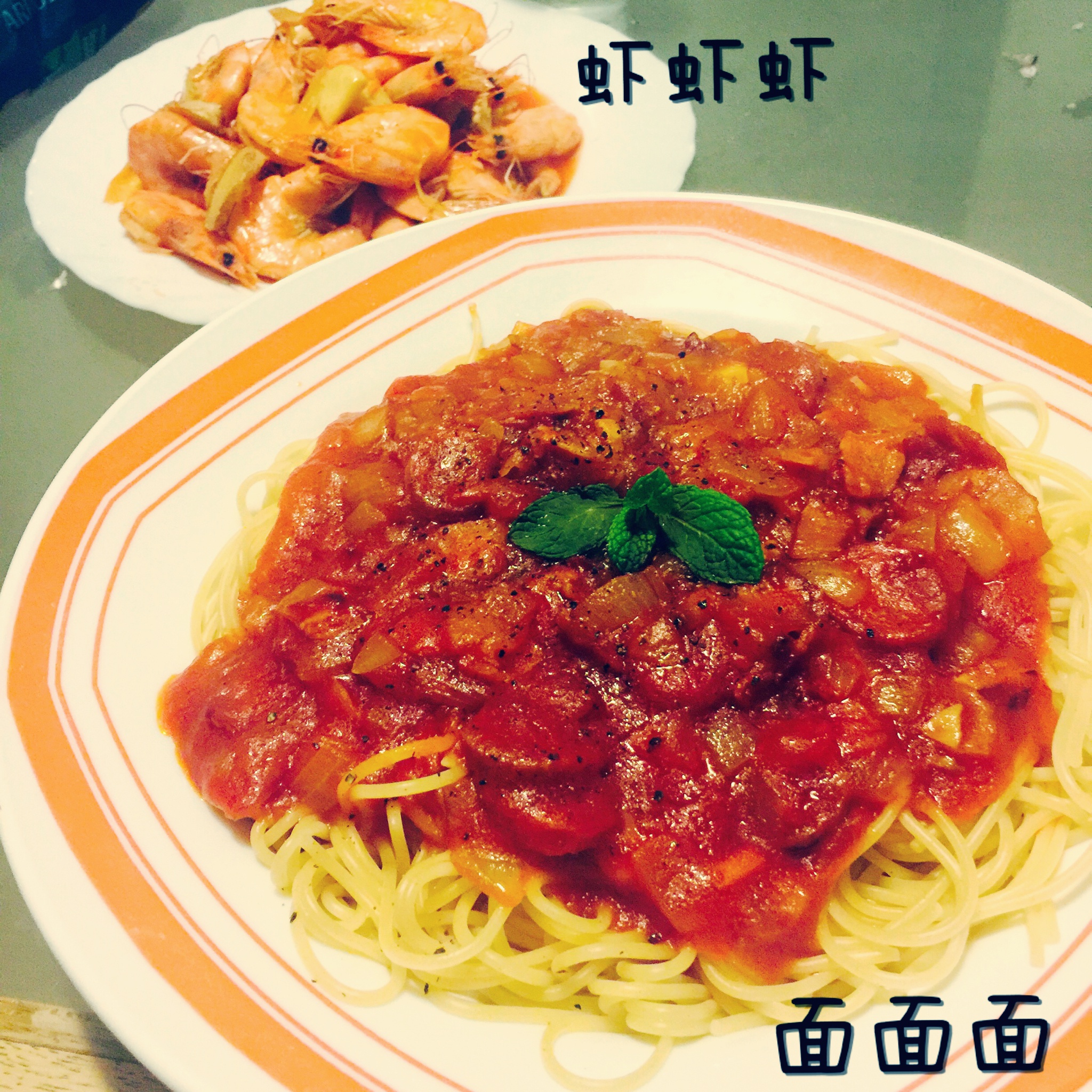 培根番茄意大利面