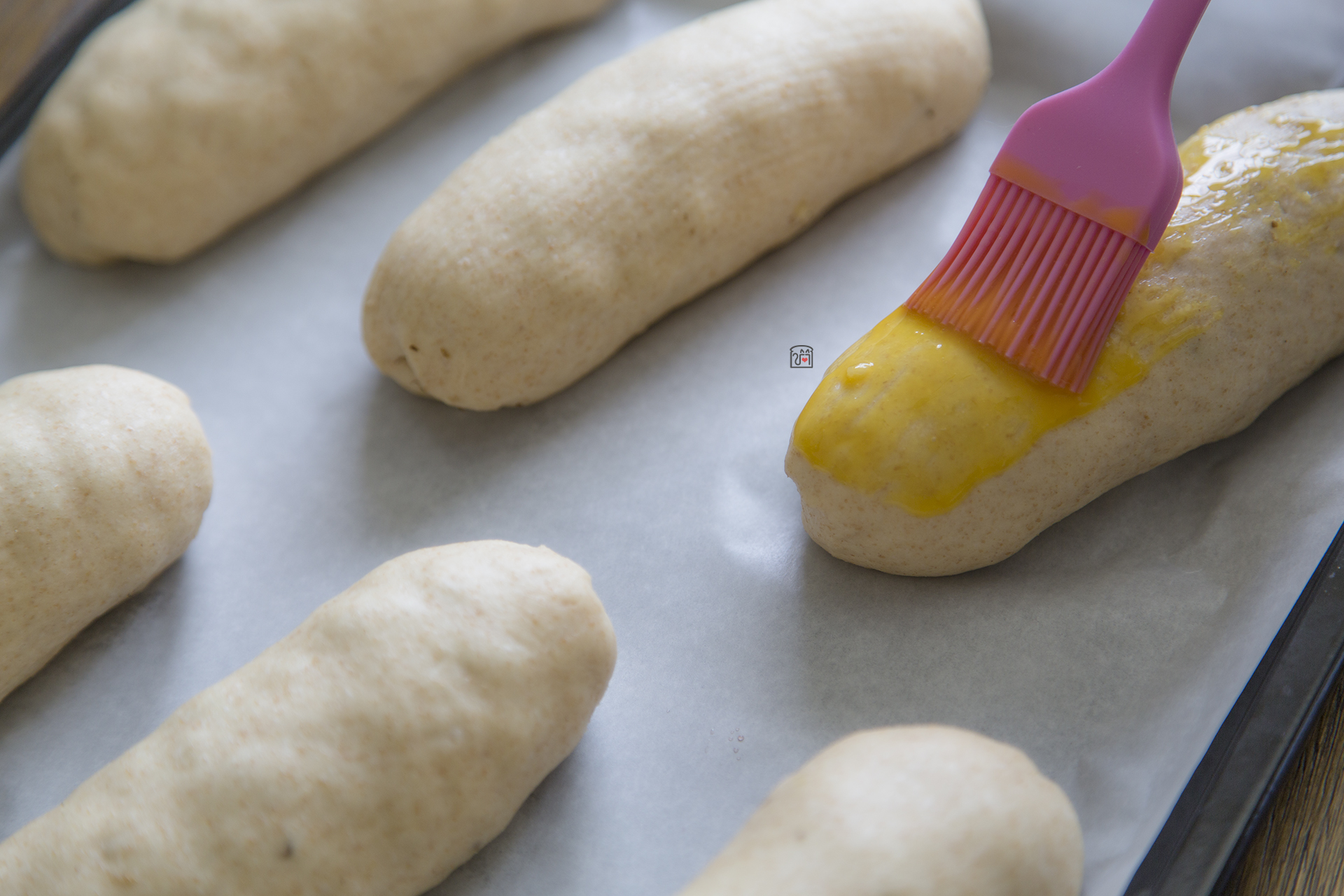 迷你列巴🥖一次发酵小面包的做法 步骤13