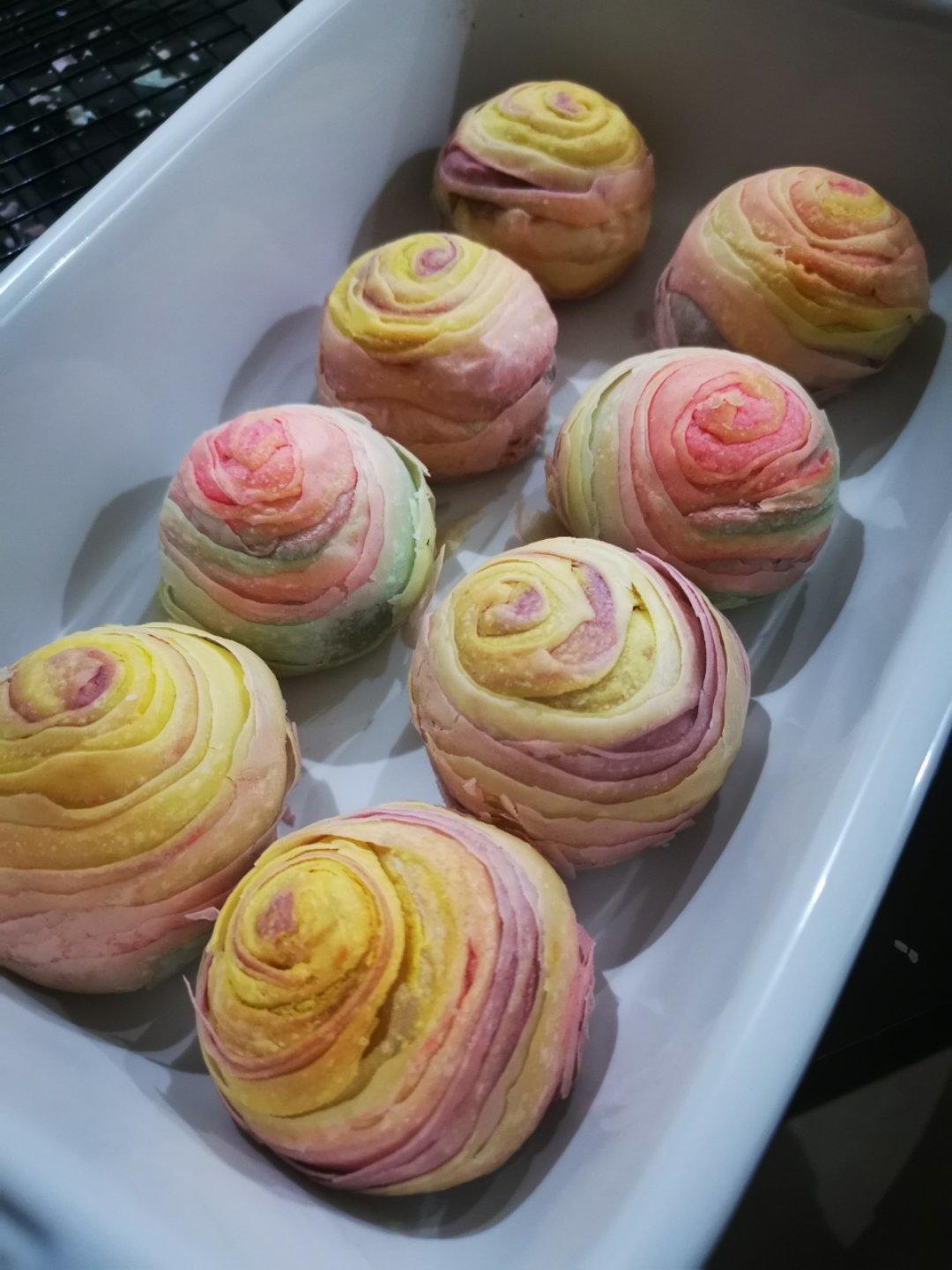 彩虹蛋黄酥（独角兽蛋黄酥）