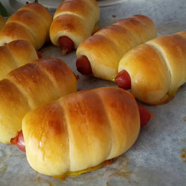 热狗面包卷